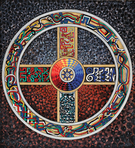 Carl Gustav Jung - Psychologist, Scholar, Archetypes, Sacred Geometry Art - Red Book, Liber Novus