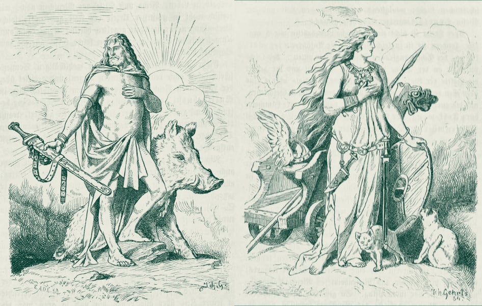 Freyr and Freyja: The Guardian Divinities of the First Aett of Creation