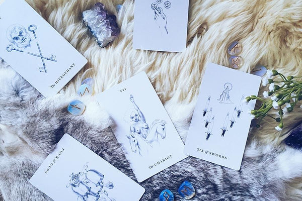 An example of a tarot reading using the Cancer Full Moon Spread