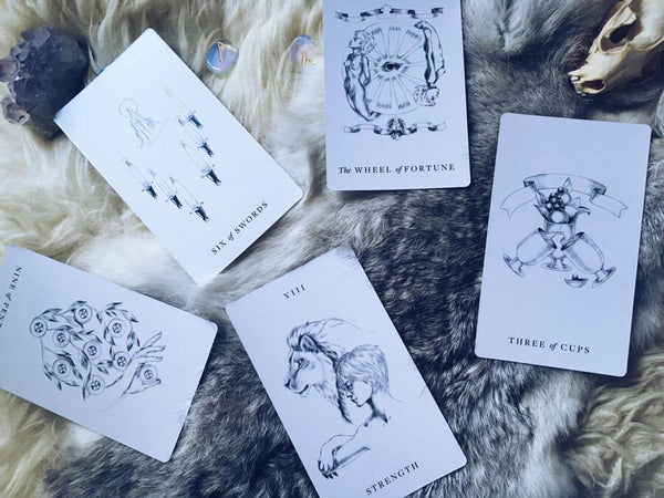 An example of a tarot reading using the Leo Full Moon Spread 