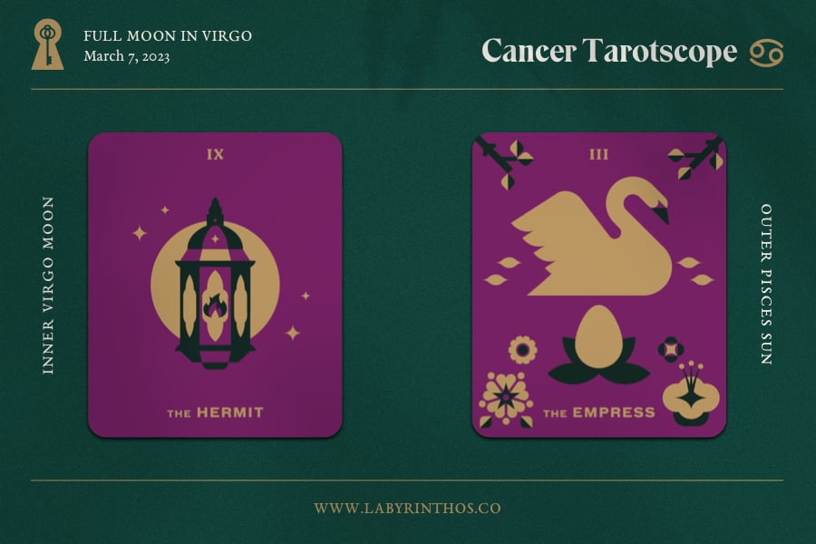 Full moon in Virgo Meaning and Tarotscope for Zodiac Sign Cancer - March 7