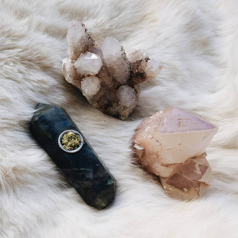 Crystal Pipes created by Jennifer Joseph of Natural Magicks