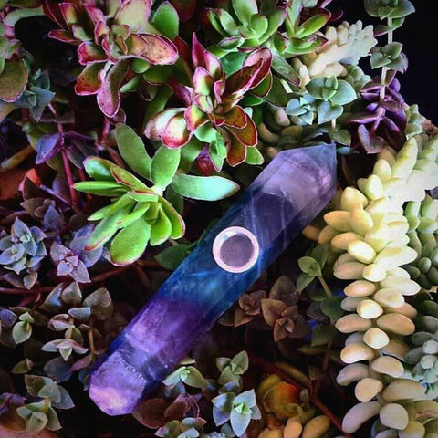 Crystal Pipes created by Jennifer Joseph of Natural Magicks