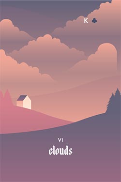 The Clouds - Negative Love Lenormand Cards to Get in a Lenormand Reading