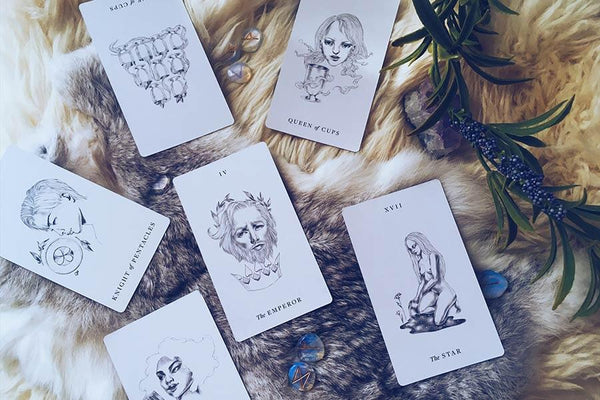 An example of a tarot reading using the Aries New Moon Spread