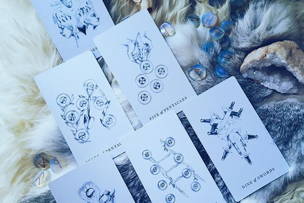 Example of the new moon in capricorn tarot spread at work