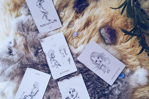 An example of a tarot reading using the Gemini New Moon Spread