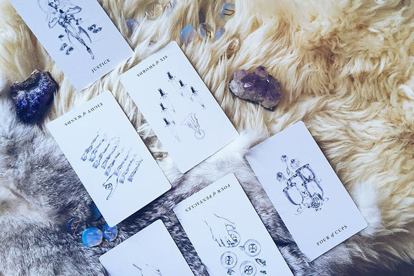 An example of a tarot reading using the Scorpio Full Moon Spread