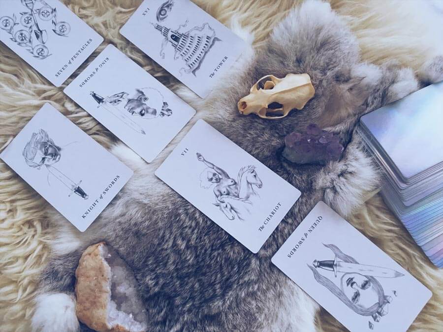 Solar Eclipse Tarot Spread Example