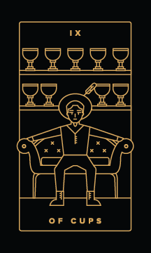 nine of cups - Best Money Tarot Cards to Get in a Tarot Reading
