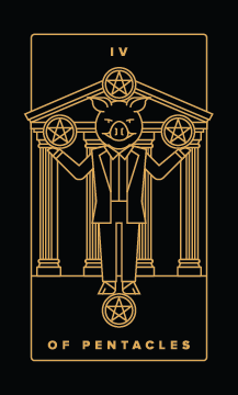 four of pentacles - Best Money Tarot Cards to Get in a Tarot Reading