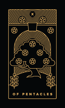 ten of pentacles - Best Money Tarot Cards to Get in a Tarot Reading