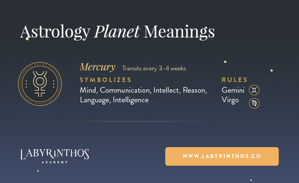 Mercury Astrology Symbol - Characteristics, Planet Energy and More